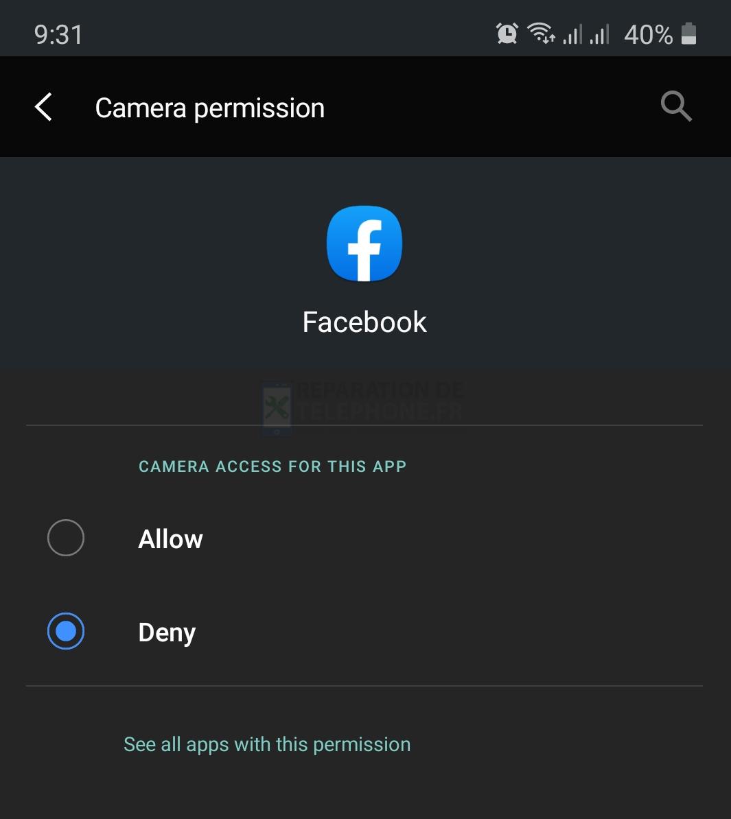 Comment modifier les autorisations d'applications sur Samsung (Android 10)