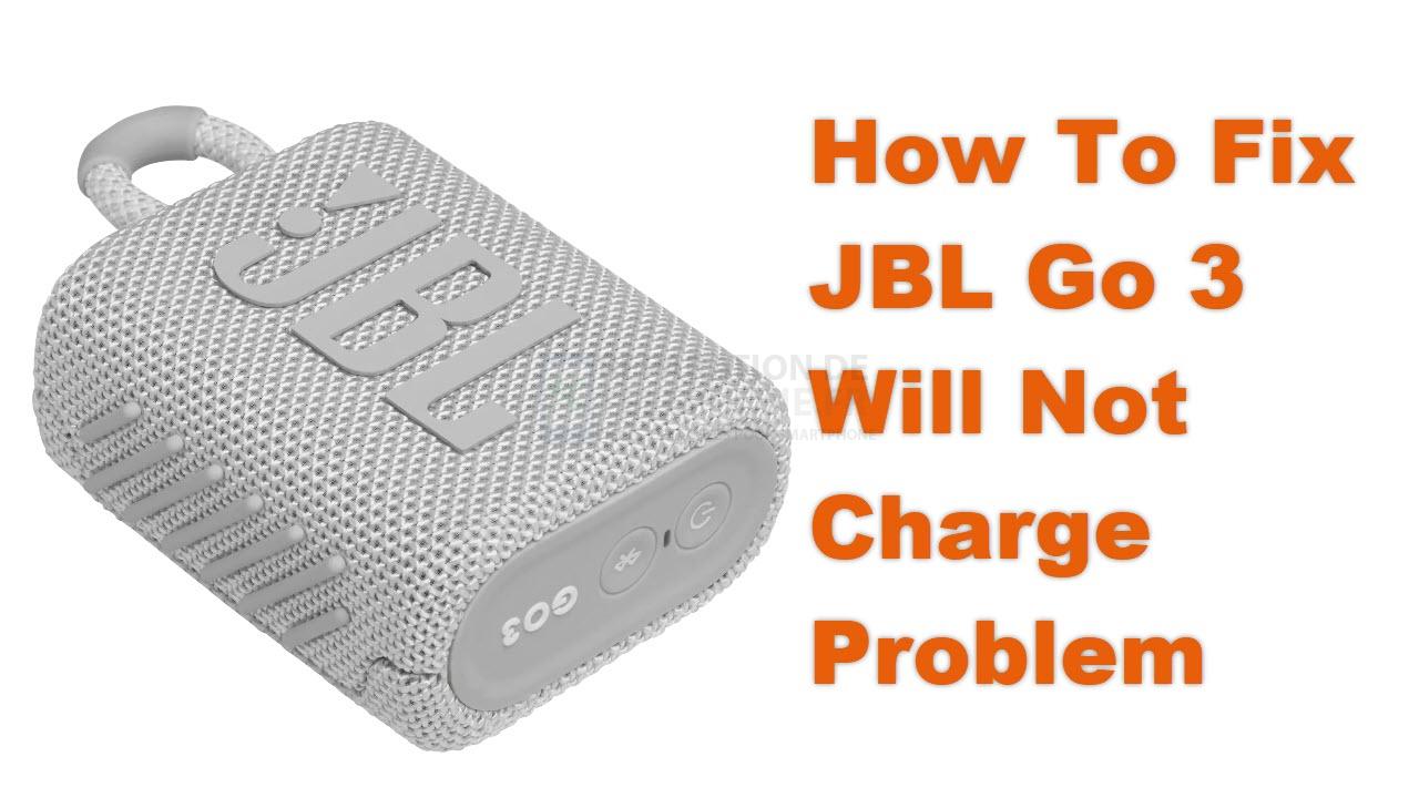 Comment résoudre le problème du JBL Go 3 qui ne se charge pas ?