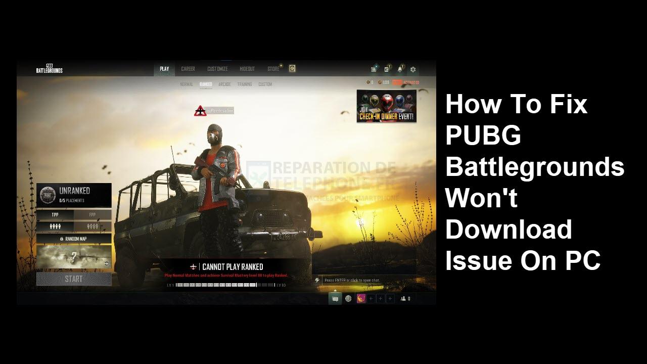 Comment résoudre le problème du téléchargement impossible de PUBG Battlegrounds sur PC ?