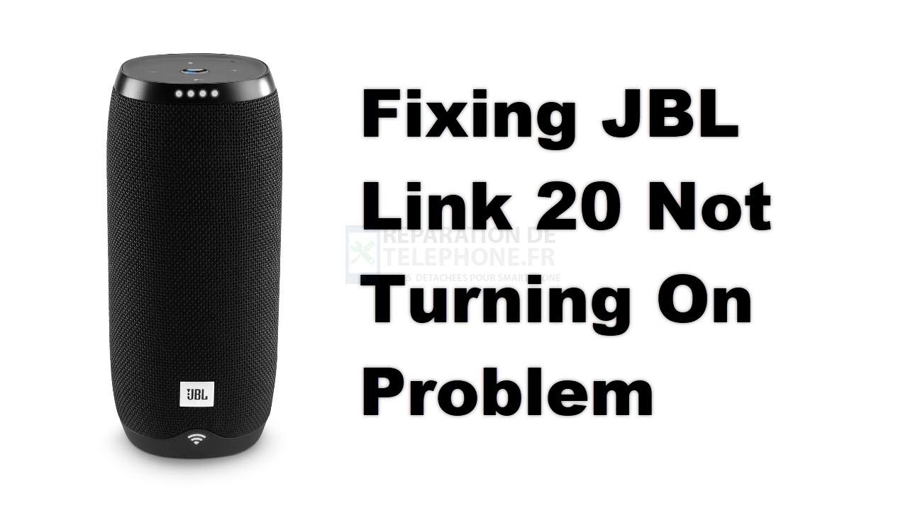 Correction du problème de la JBL Link 20 qui ne s'allume pas