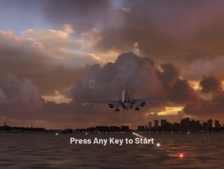 Coincé dans l'écran Press Any Key | Microsoft Flight Simulator 2021