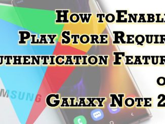 Comment activer l'authentification des achats sur le Play Store sur le Galaxy Note 20 | Requérir une authentification pour les achats