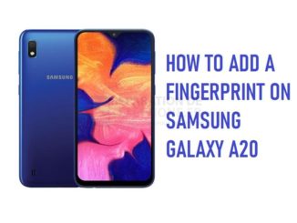 Comment ajouter une empreinte digitale sur l'appareil Samsung Galaxy A20