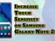 Comment améliorer la sensibilité tactile du Galaxy Note 20