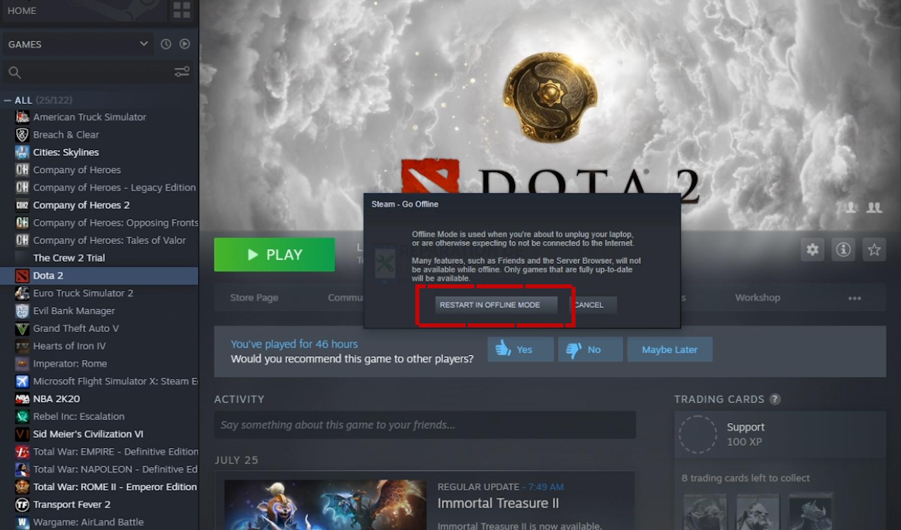 Offline dota