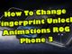 Comment modifier les animations de déverrouillage d'empreintes digitales du ROG Phone 3