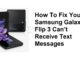Comment réparer votre Samsung Galaxy Z Flip 3 qui ne peut pas recevoir de messages texte ?