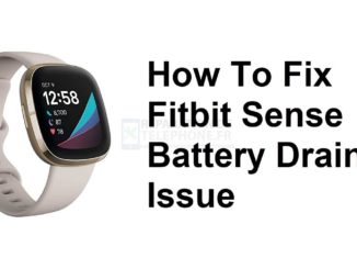 Comment résoudre le problème de décharge de la batterie du Fitbit Sense ?