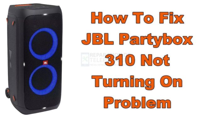 Comment résoudre le problème du JBL Partybox 310 qui ne s'allume pas ?