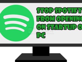 Empêcher Spotify de s'ouvrir au démarrage sur PC